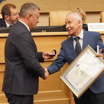 ПРОФЕССОР А.Т. КОРОЛЬКОВ НАГРАЖДЕН ПОЧЕТНОЙ ГРАМОТОЙ ГУБЕРНАТОРА ИРКУТСКОЙ ОБЛАСТИ